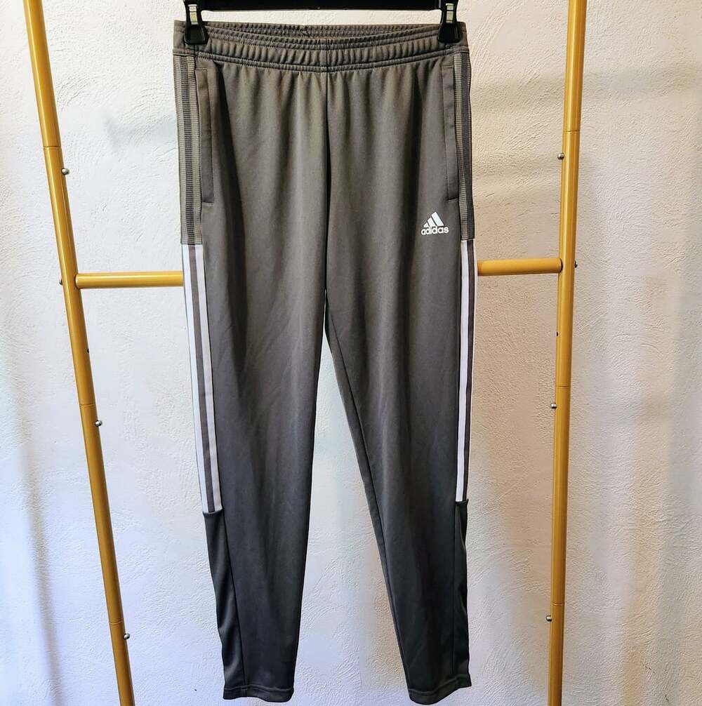 Adidas Tiro 21 Track Pants Size S Gray Primegreen Aeroready